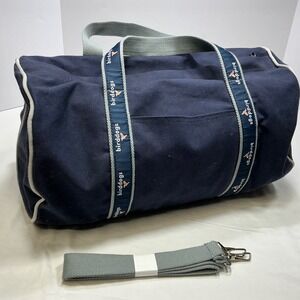 Birddogs Duffle Bag Gym Travel Carry On‎ Navy Blue Logo Strap